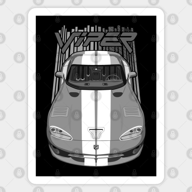 Viper SR II-1996-2002-grey and white Magnet by V8social